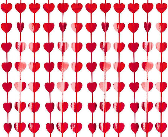 GoDan Curtain for Party in Red Colour 100cm