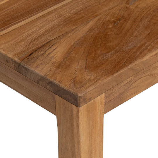 Console Table Made of Solid Wood Natural L110xW35xH75cm