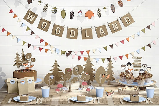 PartyDeco Ξύλινα Μανταλάκια 10τμχ (Διάφορα Χρώματα)