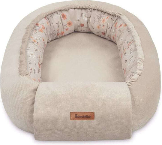 Sensillo Baby Nest Pillow Beige 45x80cm