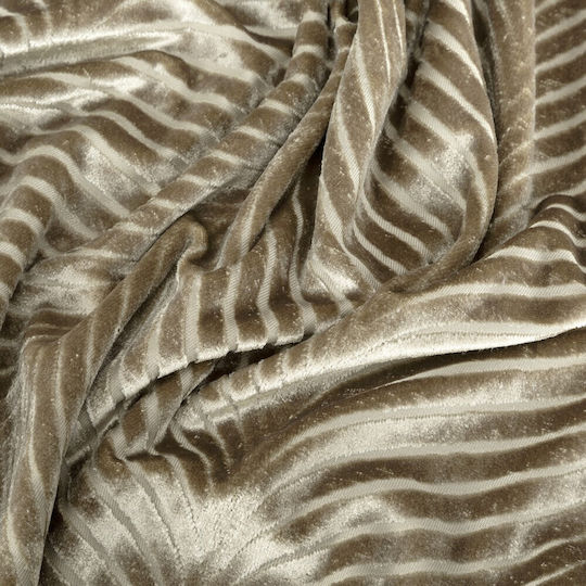 Eurofirany Σετ Lussi Συσκότισης με Τρουκς Dark Beige 140x250εκ.