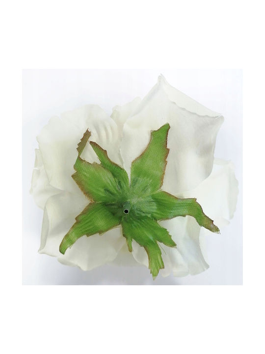 Künstliche Rosenblumen Kopf Creme Dekorative