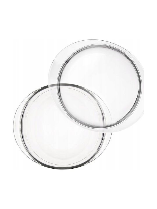 Orion Round Heat-Resistant Cookware Glass with Lid 24x20x10cm
