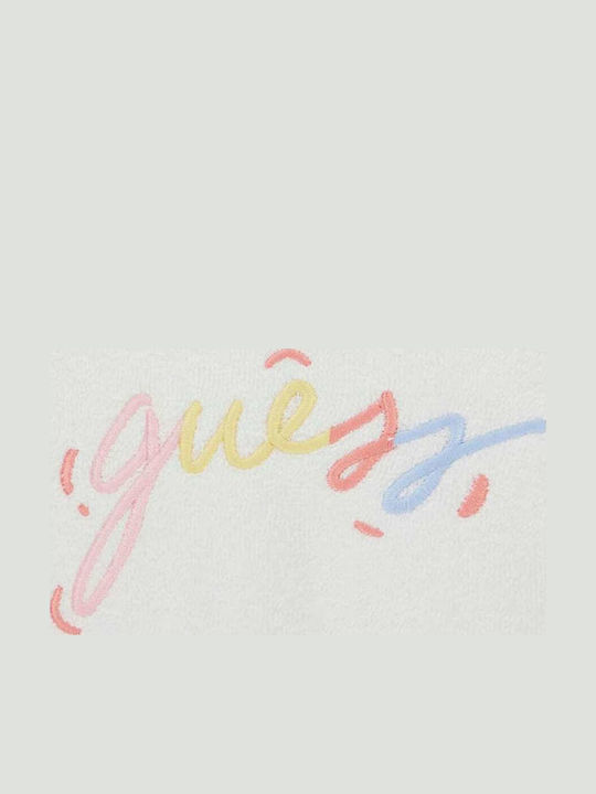 Guess Baby Poncho Bathrobe With Hood White