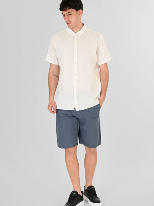 Herren Shorts Chino Blau