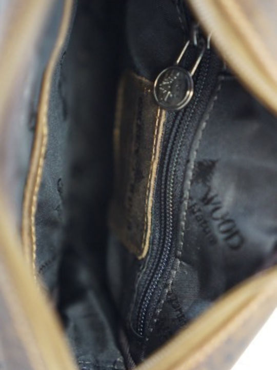 Leder Herren Tasche Schulter / Crossbody Braun