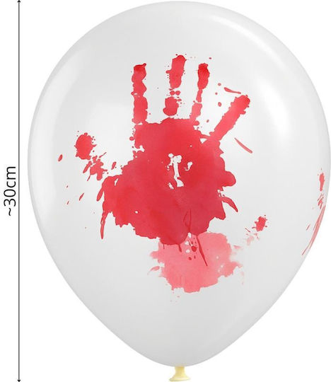Set 10 Luftballons Halloween Latex Orange 20cm
