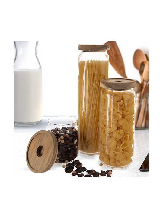 Orion Pasta Jar with Lid Glass Brown 1850ml 1 Pieces