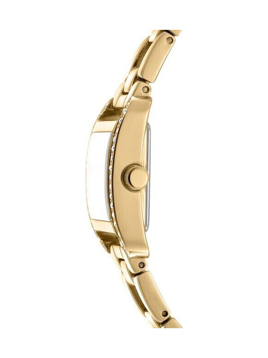 DKNY Mini Womens Watch Battery with Gold Metal Bracelet