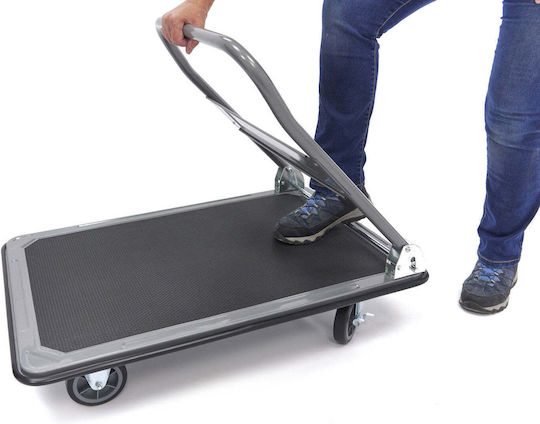 HBM Machines Cărucior de Transport pentru Sarcină de până la 350 kg în Culoare Albastră