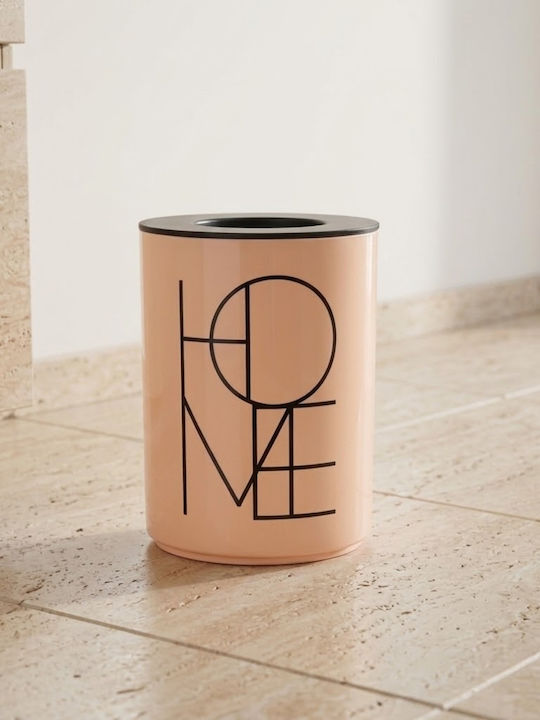 Tendance Plastic Bathroom Bin 5l Pink