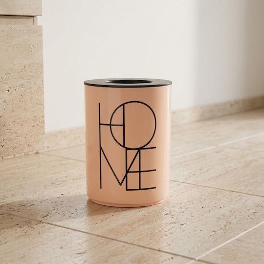 Tendance Plastic Bathroom Bin 5l Pink