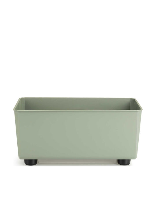 HowHomely Vază Pentru Plante Din Plastic Gri