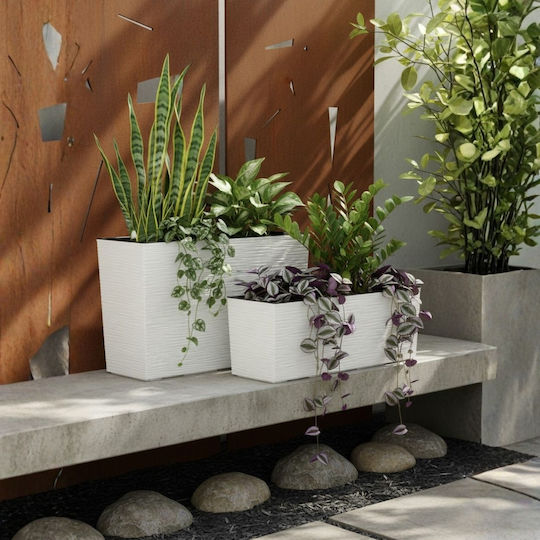 HowHomely White Plant Pot