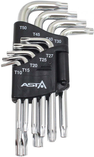 Satra Torx-Schlüssel L-förmig Mit Loch T10-T50