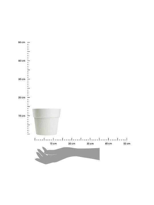HowHomely Γλάστρα Cream 13.8εκ.