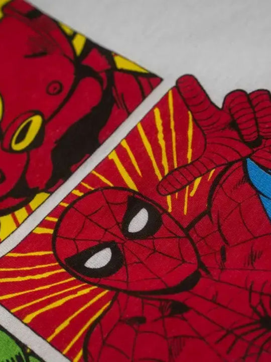 Детска Тениска Бяла Marvel Heroes
