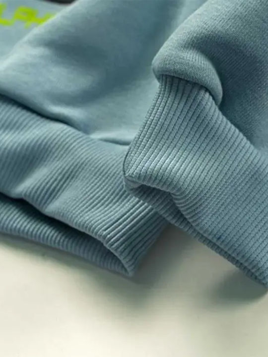 Kids Long-Sleeved Blouse Blue