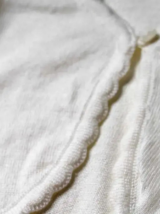 Kinder-Strickjacke Weiß