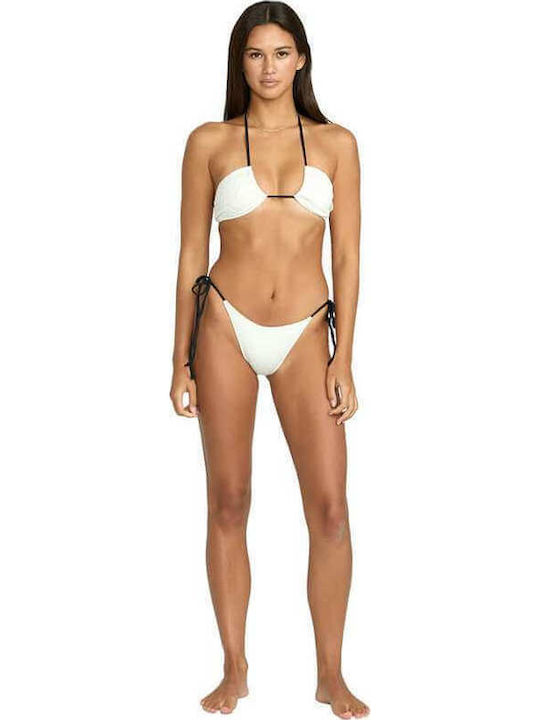 V Baby Bikini Triangle Star White