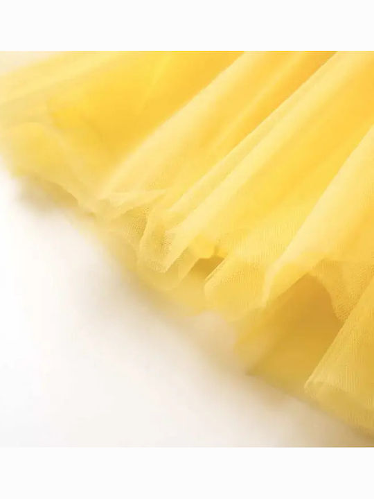 Kids Tulle Tulle Yellow Skirt