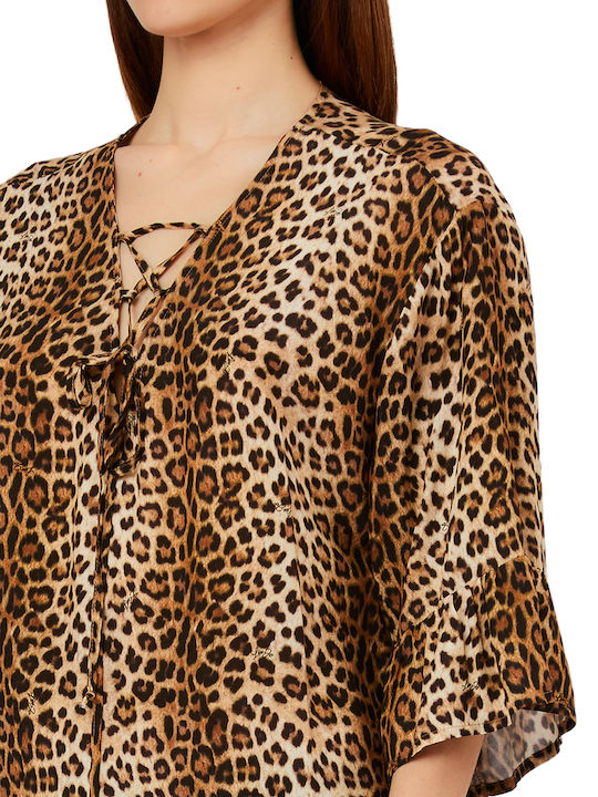 Καλοκαιρινό Mini Φόρεμα Animal Print