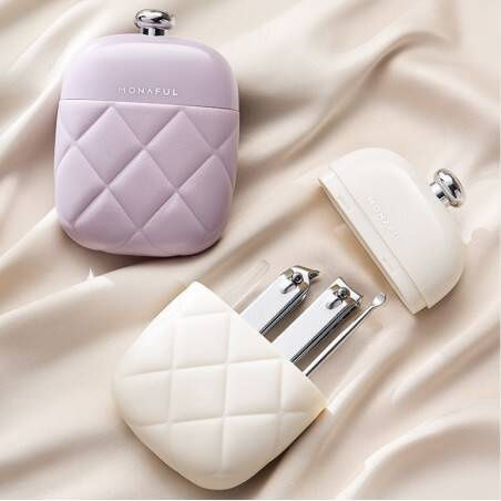 Ecarla Nagelzubehör Set In Case Creme Ak10k