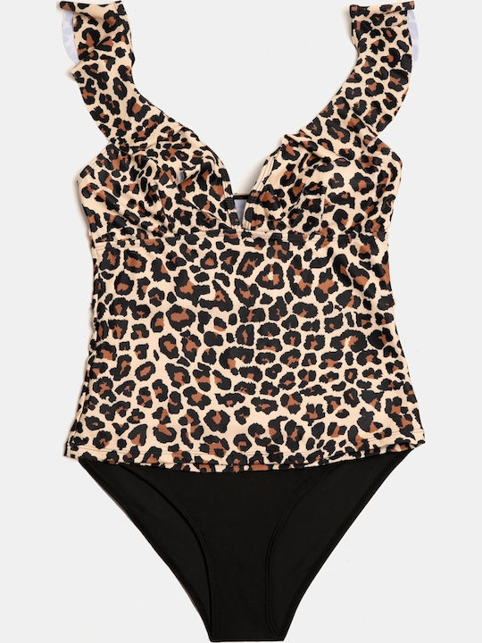 Σετ Μαγιό Tankini Animal Print Μέγεθος Μ Animal