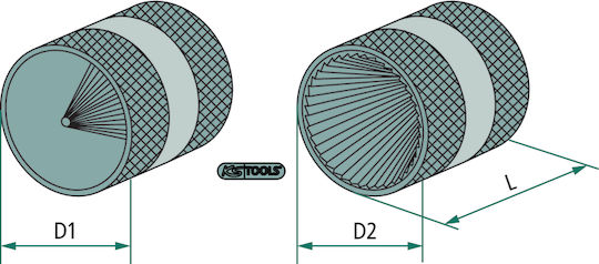Ks Tools Σωληνοκόφτης Χειρός Μέγιστης Διαμέτρου 54mm