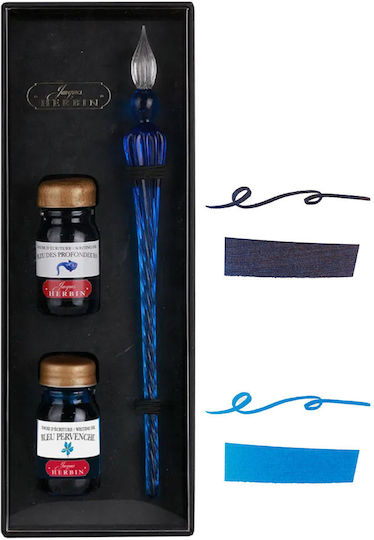 Jacques Herbin 2 Ανταλλακτικά Μελάνια για Στυλό Μπλε 10ml