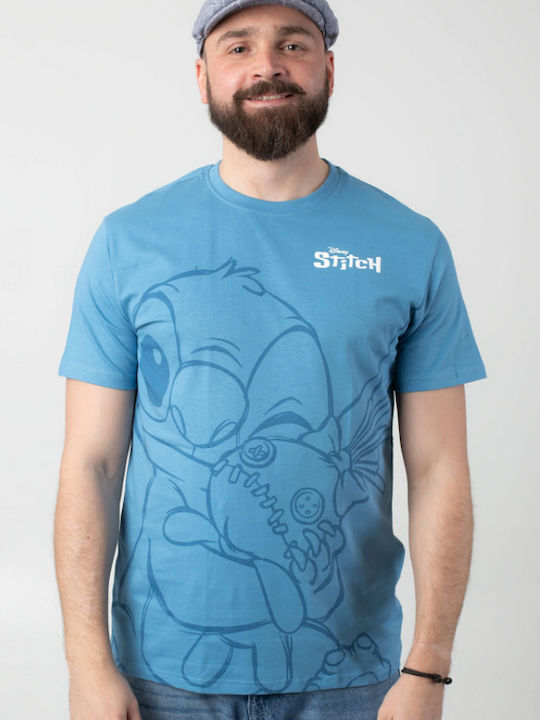 Difuzed Lilo T-shirt Μπλε Βαμβακερό