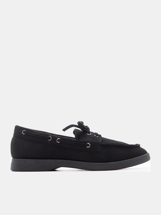 Γυναικεία Boat Shoes σε Μαύρο Χρώμα