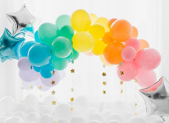 Zusammensetzung mit 100 Braunen Luftballons 26cm 12-Zoll