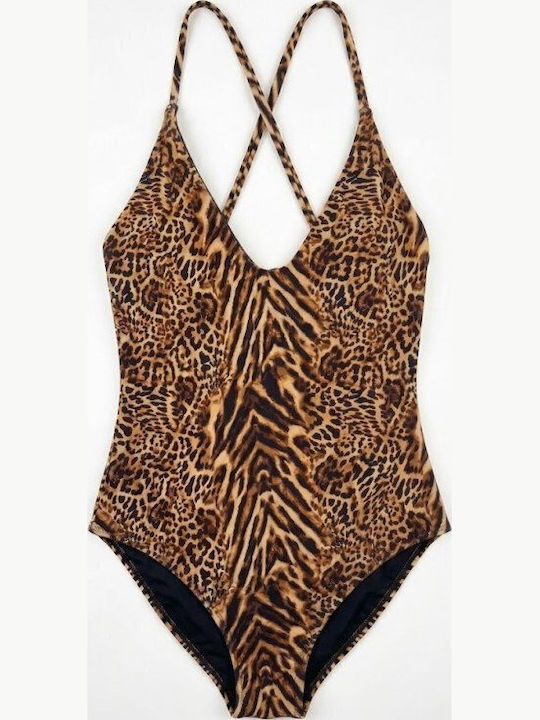One Piece Swimsuit Animal Print