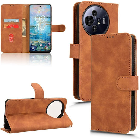 Tel1 Tcl 50 Nxtpaper 5g Essential Magnet Book Case Brown