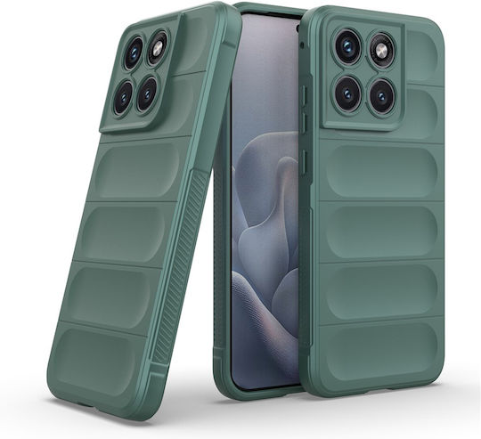 Techsuit Magic Silicone Green Back Cover (Motorola Edge 70)
