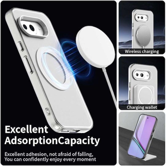 Techsuit Candycase Rückseitencover Kunststoff / Silikon Weiß (Google Pixel 10a)