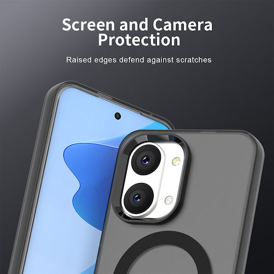 Techsuit Candycase Rückseite Kunststoff / Silikon Schwarz (Poco X8 Pro Max)