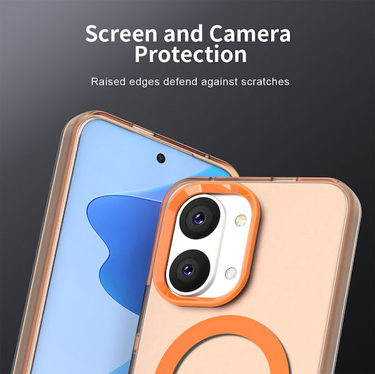 Techsuit Candycase Rückseite Umschlag Kunststoff / Silikon Orange (Poco X8 Pro Max)