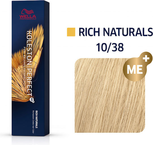 Wella Rich Naturals Haarfärbemittel 10/38 60ml