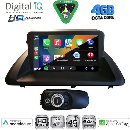 Digital IQ Автомобилна Аудио Система За Lexus CT 2011-2020 Bluetooth USB Вграден Wi-Fi GPS Apple CarPlay Android Auto С 9" Touch Screen