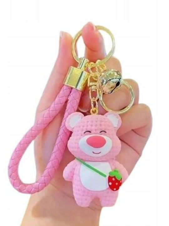 Ecarla Keychain Bear Strawberry Brl324