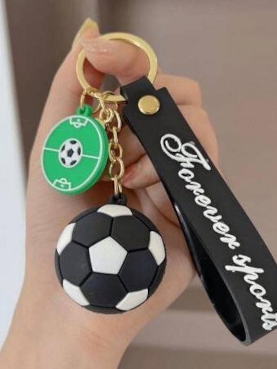 Ecarla Keychain Football Black Brl330cz
