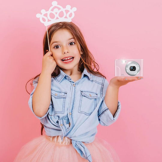 K&F Concept GW41.0063 Kinder Kompaktkamera 48MP Optischer Zoom 16x Rosa