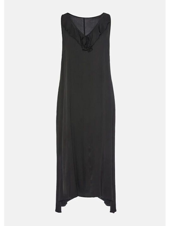 Rochie De Vară Pentru Femei Midi De Seară Neagră