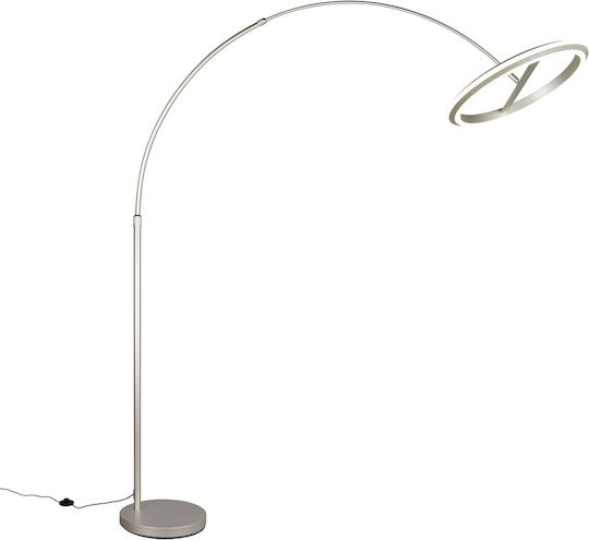 Trio Lighting Amador LED Floor Lamp with Warm White Light 2400lm Silver
