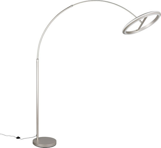Trio Lighting Amador LED Floor Lamp with Warm White Light 2400lm Silver