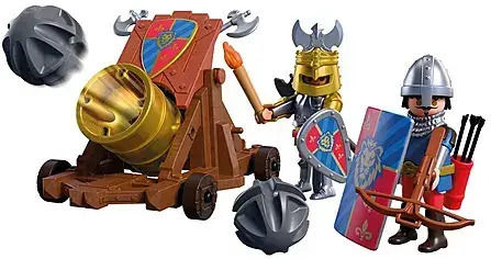 Playmobil Knights ЛеонтоКардови Рицари Със Оръдие За 4 Години