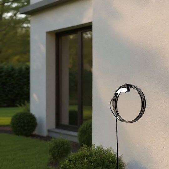 Energenie Wall Mounted Charging Cable Holder Black Ev-chw-02