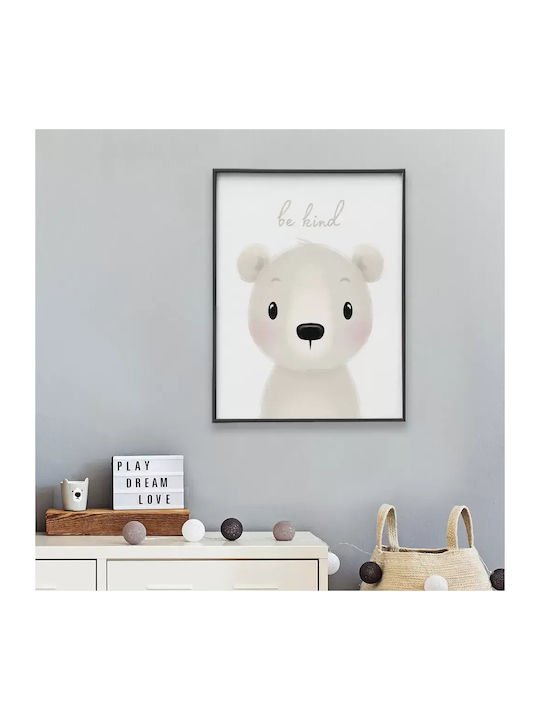 Детски Плакат Мече 50x40см